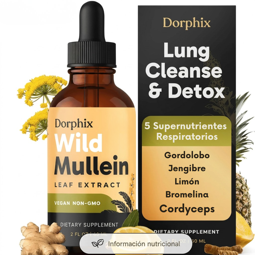 Limpia Tus Pulmones en Semanas — Gotas de Gordolobo🍃🍂