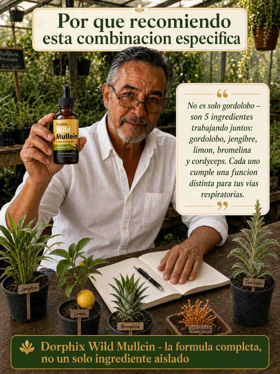 No creamos esta fórmula en un laboratorio corporativo. La desarrolló alguien que lleva décadas trabajando con estas mismas plantas, pensando en gente real que solo quiere respirar mejor.